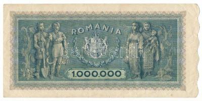 Románia 1947. 1.000.000L "E.1207 0898" T:F, szép papír
Romania 1947. 1.000.000 Lei "...