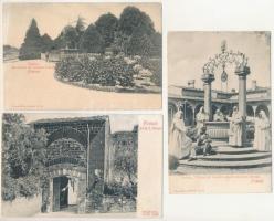 7 db RÉGI olaszországi város képeslap, Stengel &amp; Co. / 7 pre-1945 Stengel Italian town postc...