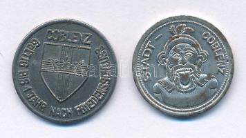 Német Birodalom / Weimari Köztársaság / Coblenz 1918-1920. 10pf Fe szükségpénz (2xklf) T:AU,XF
Germ...