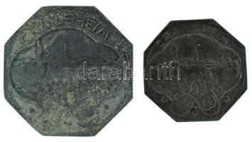 Németország / Weimari Köztársaság / Crailsheim 1918. 5pf Fe + 1920. 50pf Zn szükségpénz T:XF,F
Germ...