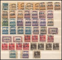 SHS 1919 45 db bélyeg, Bodor vizsgálójellel