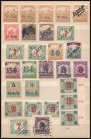 Temesvár I-II. 1919 28 db bélyeg, Bodor vizsgálójellel