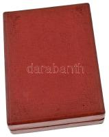 1950. "Kiváló Dolgozó" Rákosi-címeres zománcozott kitüntetés eredeti tokban, miniatűrrel T...