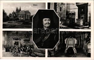 1943 Kassa, Kosice; Dóm, szentély, II. Rákóczi Ferenc emlékmű és sír / cathedral, altar, Francis II Rákóczi monument and crypt (EK)