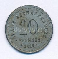 Német Birodalom / Aschaffenburg 1917. 10pf szükségpénz T:XF,VF German Empire / Aschaffenburg 1917. 10 Pfennig necessity money (notgeld) C:XF,VF