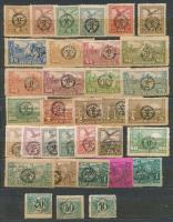 Debrecen II. 1921 34 db bélyeg, Bodor vizsgálójellel