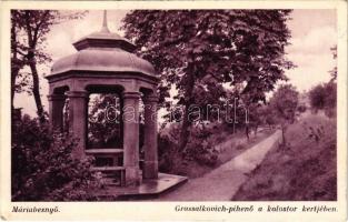 1937 Máriabesnyő (Gödöllő), Grassalkovich-pihenő a kolostor kertjében (EK)