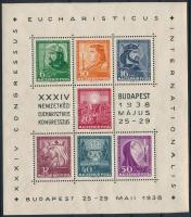 1938 Eucharisztikus blokk (10.000) (apró ráncok)