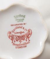 Limoges kiöntő, jelzett, kis kopással, h: 12 cm