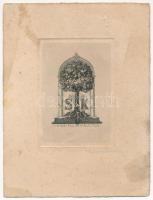 Horváth Endre (1896-1954): Inter folia fructus. Rézkarc, papír. Jelzett. Lap széle foltos. Hajtásnyo...