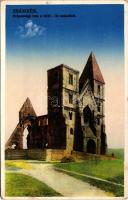 1934 Zsámbék, Prépostsági rom a XIII. századból. Scharle Gyula kiadása (gyűrődés / crease)