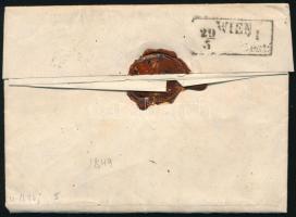 1849 Portós levél "PRESZBURG" - "WIEN" 1849 Unpaid cover "PRESZBURG" -...