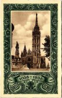 Budapest I. Koronázó Mátyás templom. R.J.E. 1038/2. Szent István jubileumi emlékév 1038-1938