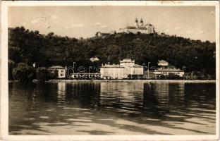 1942 Tihany, Biológiai Kutatóintézet és az apátság (fl)