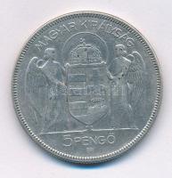 1930. 5P Ag "Horthy jobbra" T:F
Adamo P8