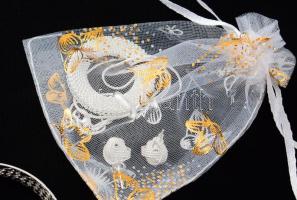 Zacskónyi vegyes fém ékszer, közte szettek