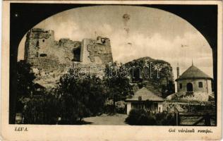 1944 Léva, Levice; várrom / Levicky hrad / castle ruins (fl)
