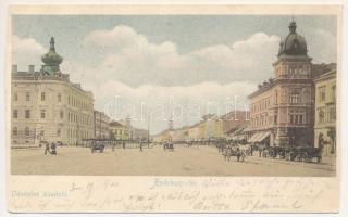 1900 Arad, Andrássy tér. Bloch H. kiadása / square (vágott / cut)