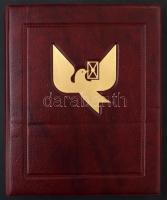 120 férőhelyes nagyméretű képeslap berakó album / postcard album with 120 places