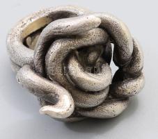 Horetzky (1969-): Figurális ezüst gyűrű. Nagy tisztaságú öntött ezüst (Ag), cca 2000, jelzés nélkül,...