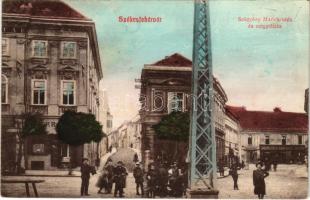 1909 Székesfehérvár, Szögyén Marich és Megyeház utca, Herczeg Sándor és társa üzlete. Robitsek Sándor kiadása (EK)
