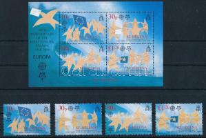 2006 50 éves a CEPT Európabélyegek sor és kisív Mi 961-964