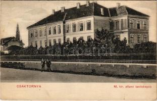 1910 Csáktornya, Cakovec; M. kir. állami tanítóképző / teachers' training institute (fl)