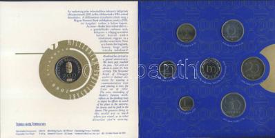 2000. 1Ft-100Ft 7klf db + 200Ft "Millenium", szettben T:BU Csak 7000db!