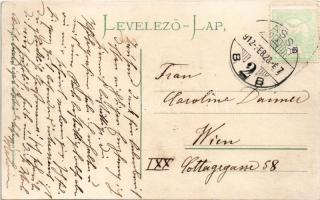 1912 Kéked, Alsókéked; Melczer kastély, Melczer Malvin bárónő fogadóterme, belső. Eschwig és Hajts k...