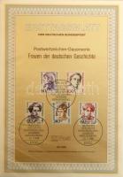 Berlin 1988-1990 az utolsó 3 év kiadásai elsőnapi lapon + bélyegezve stecklapon