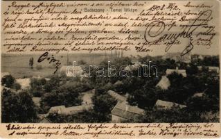 1908 Badacsonytomaj, látkép. Balázsovich Gyula fényképész kiadása