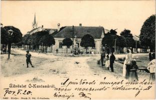 1904 Magyarkanizsa, Ókanizsa, Ó-Kanizsa, Stara Kanjiza; utca. Bruck P. Pál kiadása / street view