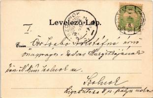 1904 Magyarkanizsa, Ókanizsa, Ó-Kanizsa, Stara Kanjiza; utca. Bruck P. Pál kiadása / street view