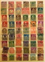 Vegyes külföldi bélyegek A/4-es + közepes berakóban és bélyegcsomagokban, magyar levelek sorokkal, b...