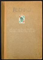 313 modern blokk 10 lapos könyvkötészeti blokkberakóban