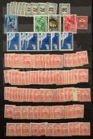 Főleg 1945 előtti darabok töredéksorok kb 4.500 bélyeg 8 lapos A4-es berakóban