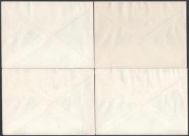 Poland 1965 (4 pcs) Lengyelország 1965 (4 db)
