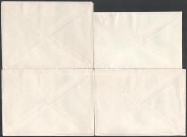 Poland 1962 (4 pcs) Lengyelország 1962 (4 db)