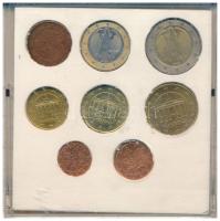 Németország 2002J 1c-2E (8xklf) forgalmi összeállítás CD-tokban T:AU,XF patina
Germany 2002J 1 Cent...