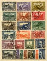 Bosznia-Hercegovina és K.u.K. Feldpost gyűjtemény többlet példányokkal 8 lapos közepes berakóban