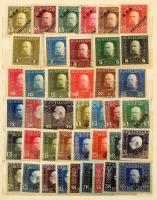 Bosznia-Hercegovina és K.u.K. Feldpost gyűjtemény többlet példányokkal 8 lapos közepes berakóban