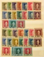 Bosznia-Hercegovina és K.u.K. Feldpost gyűjtemény többlet példányokkal 8 lapos közepes berakóban