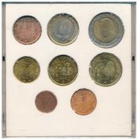 Spanyolország 2000. 1c-2E (8xklf) forgalmi összeállítás CD-tokban T:AU,XF patina
Spain 2000. 1 Cent...