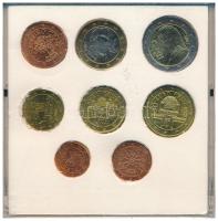 Ausztria 2002. 1c-2E (8xklf) forgalmi összeállítás CD-tokban T:AU,XF
Austria 2002. 1 Cent - 2 Euro ...
