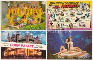 30 db MODERN képeslap: Amerikai Egyesült Államok és Kanada / 30 modern postcards: USA and Canada