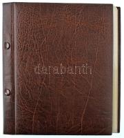 Kis alakú 50 lapos bankjegy / FDC berakó, összesen 100 férőhellyel, használt, de jó állapotban