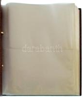 Kis alakú 50 lapos bankjegy / FDC berakó, összesen 100 férőhellyel, használt, de jó állapotban