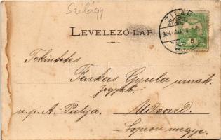 1904 Zilah, Zalau; Báró Fejérváry m. kir. honvéd gyalogsági laktanya. Seres Samu kiadása / K.u.K. mi...