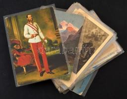 42 db RÉGI magyarországi, külföldi város és motívum képeslap vegyesen / 42 pre-1945 Hungarian, foreign town and motive postcards
