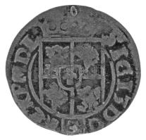 Lengyel-Litván Nemzetközösség 1616. 3p / Póltorak (1/24 Tallér) Ag "III. Zsigmond" Bydgoszcz (1,38g) "MONENO" szóban fordított "N" betűk T:VF patina, forrasztásnyom Polish-Lithuanian Commonwealth 1616. 3 Polker / Półtorak (1/24 Thaler) Ag "Sigismund III" Bydgoszcz (1,38g) reversed "N" letters in the word "MONENO" C:VF patina, soldering marks